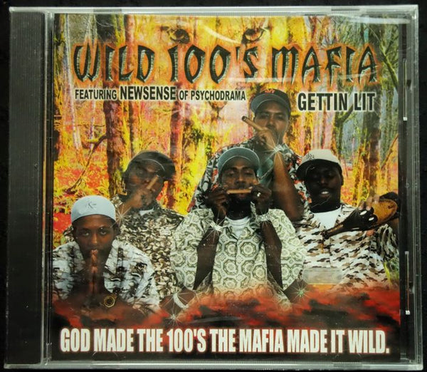 Wild 100's Mafia f; NewSense of PsychoDrama "Gettin Lit" (Maxi-Single) (CD)-CDs-UnDigable Digs