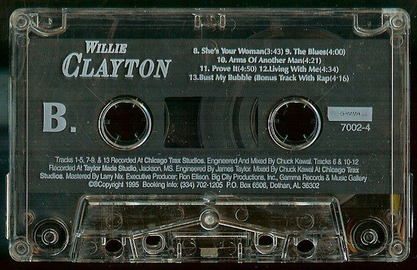 Willie Clayton "Chapter One"-Cassette Tapes-UnDigable Digs