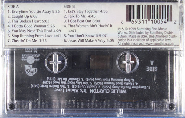 Willie Clayton "It's About Love"-Cassette Tapes-UnDigable Digs