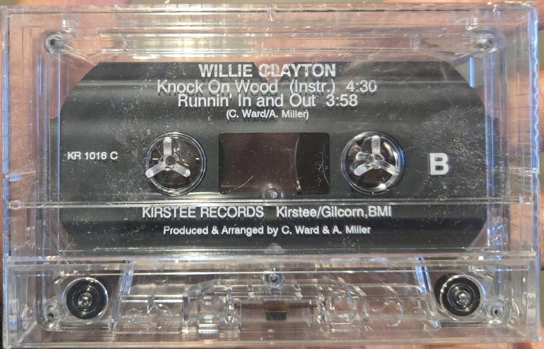 Willie Clayton "Knock On Wood" (Single)-Cassette Tapes-UnDigable Digs