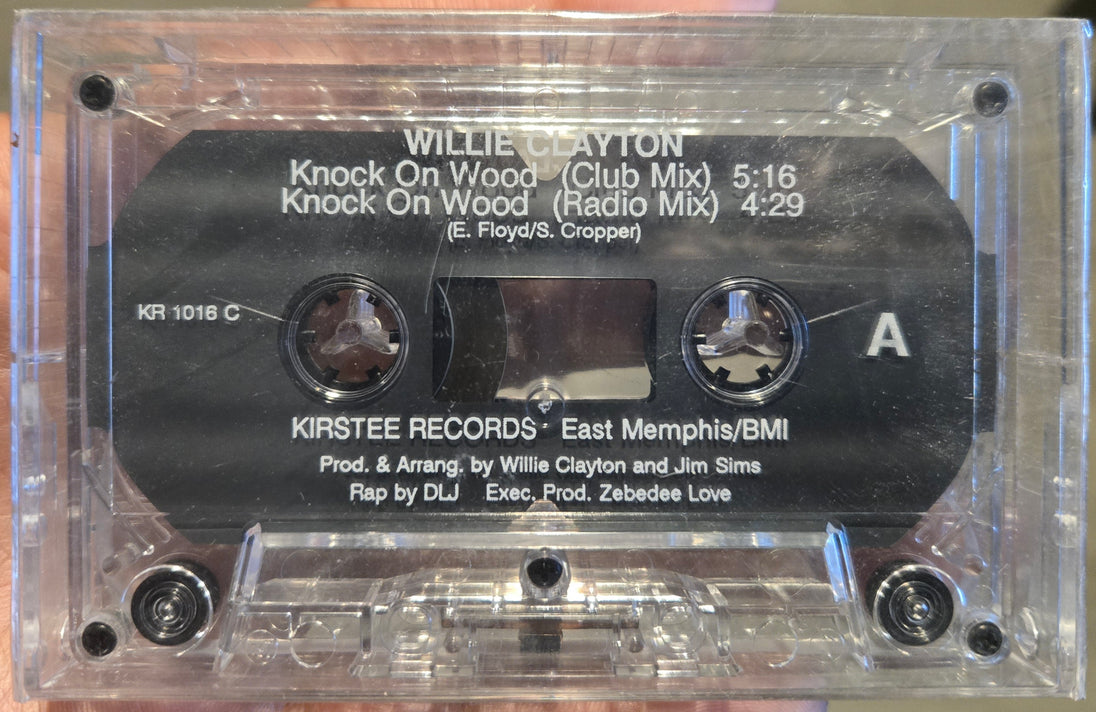 Willie Clayton "Knock On Wood" (Single)-Cassette Tapes-UnDigable Digs