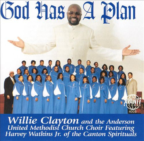 Willie Clayton and the Anderson United Methodist Church Choir f; Harvey Watkins Jr. of the Canton Spirituals "God Has A Plan"-Cassette Tapes-UnDigable Digs