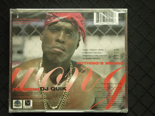 Won-G Featuring DJ Quik "Nothing's Wrong" (CD Single)-CDs-UnDigable Digs