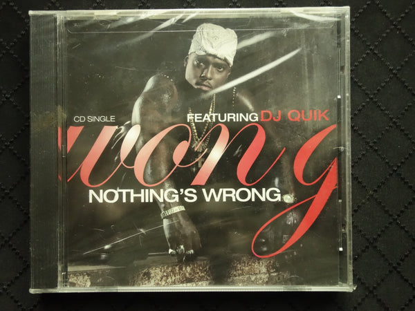 Won-G Featuring DJ Quik "Nothing's Wrong" (CD Single)-CDs-UnDigable Digs