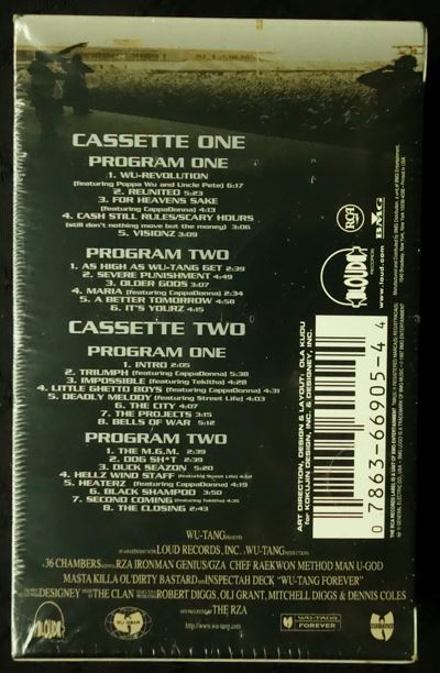 Wu-Tang Clan "Wu-Tang Forever"-Cassette Tapes-UnDigable Digs