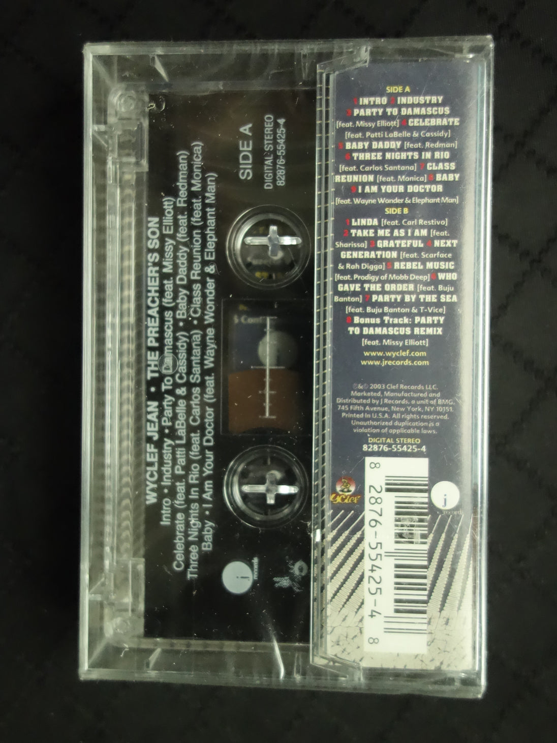 Wyclef Jean "The Preacher's Son"-Cassette Tapes-UnDigable Digs