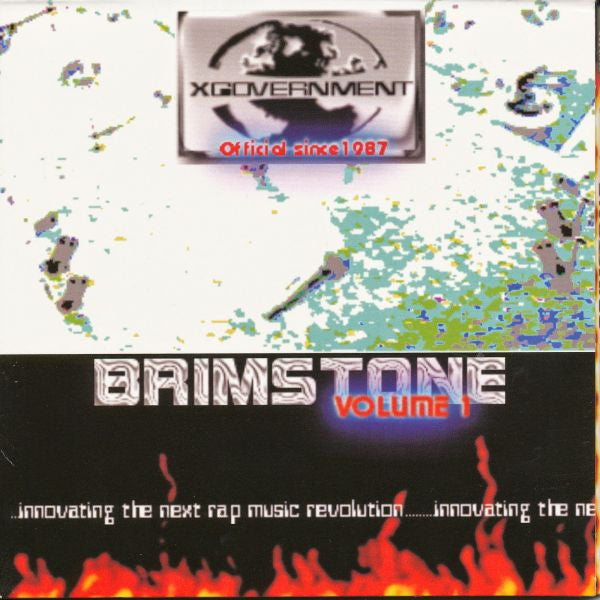 Xgovernment "Brimstone Volume 1" (CD)-CDs-UnDigable Digs