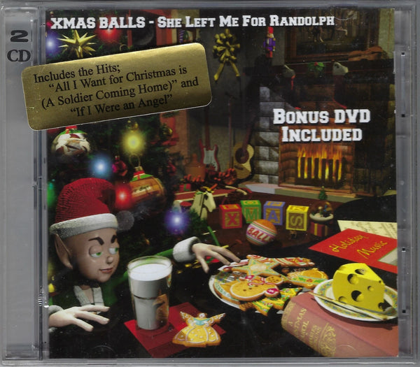 Xmas Balls "She Left Me for Randolph" (CD+DVD)-CDs-UnDigable Digs