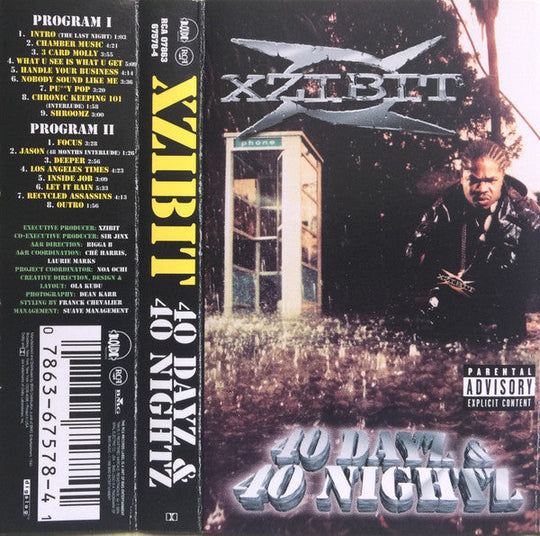 Xzibit "40 Dayz & 40 Nightz"-Cassette Tapes-UnDigable Digs