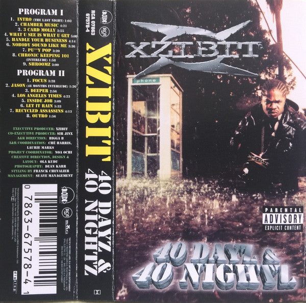 Xzibit "40 Dayz & 40 Nightz"-Cassette Tapes-UnDigable Digs