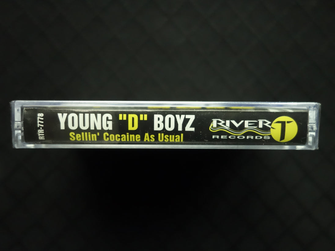 Young "D" Boyz "Sellin' Cocaine As Usual" (Maxi-Single)-Cassette Tapes-UnDigable Digs