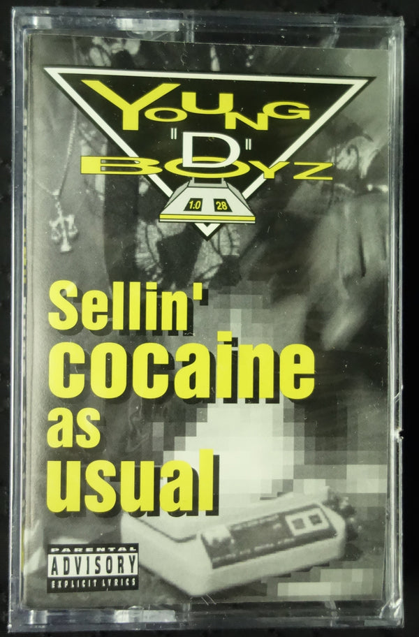 Young "D" Boyz "Sellin' Cocaine As Usual" (Maxi-Single)-Cassette Tapes-UnDigable Digs