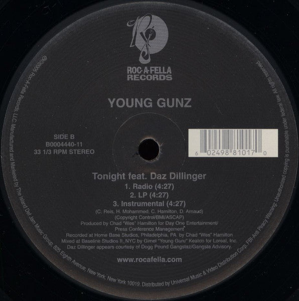 Young Gunz "Set It Off" (12" Single)-Vinyl Records-UnDigable Digs