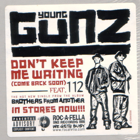 Young Gunz f; 112 "Don't Keep Me Waiting (Come Back Soon)" (12" Single)-Vinyl Records-UnDigable Digs