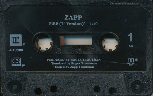 Zapp "Fire" (Single)-Cassette Tapes-UnDigable Digs